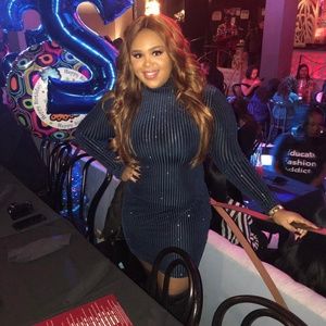 Sparkly Teal Bodycon